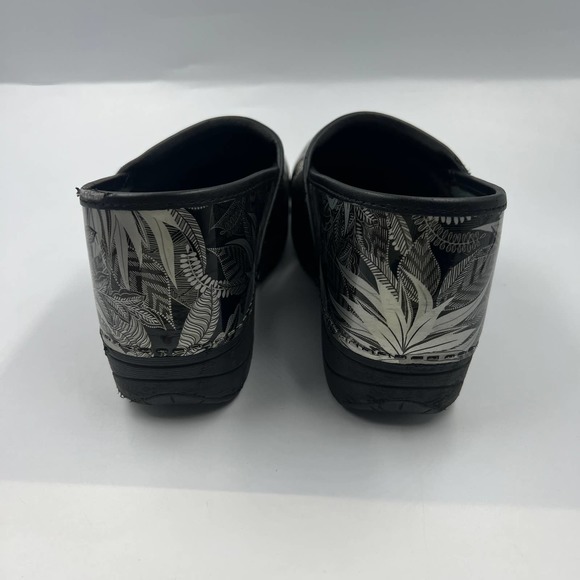 Dansko XP 20 Mules Clogs SIlver Greenery Mosaic Slip On Women's 40 US 9.5 - 10 - Picture 9 of 13